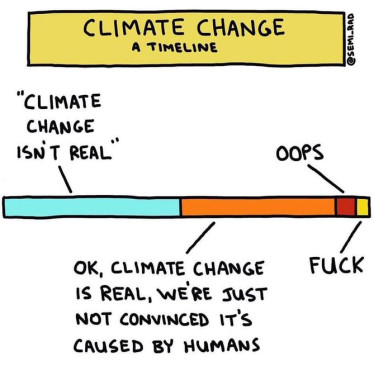 Climate change isn't real, oops, fuck