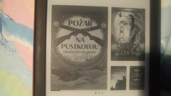Okładka e-booka "Pożar na Pustkowiu: Drogi do Kilumary" Radomira Darmiły