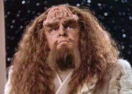 Close up of cloned Kahless