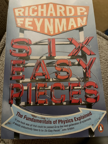 Front cover of the book Six Easy Pieces by Richard Feynman 