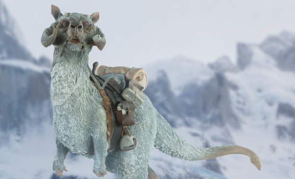 Picture of a tauntaun on Hoth