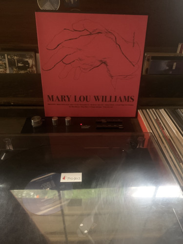 Mary Lou on the turntable 