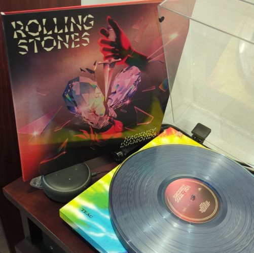 Disco de vinilo Hackney Diamonds de The Rolling Stones.