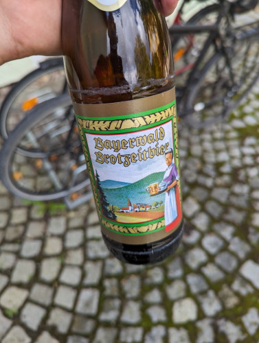Bottle of Bayerwald Brotzeitbier