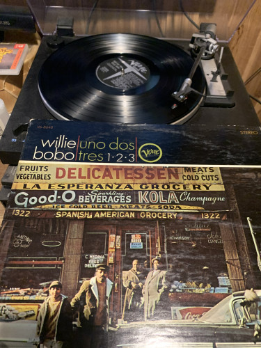 Willie Bobo on the turntable 