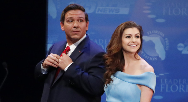 Racist Ron DeSantis and homophobic wife - crushing lives daily.