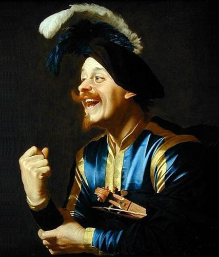Painting, Gerrit van Honthorst’s The Laughing Violinist (1624)