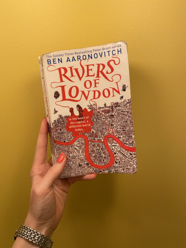 a photo of the cover of the book Rivers Of London by Ben Aaronovitch