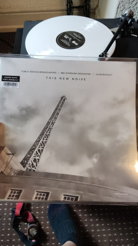 Public Service Broadcasting - This New Noise vinyl cover and Whit Vinyl 