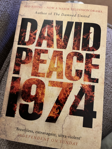 Front cover of David Peace’s novel 1974