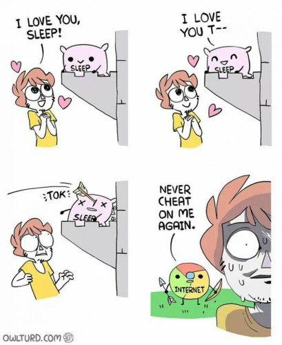 The reason people can't enjoy sleep (by Owlturd)