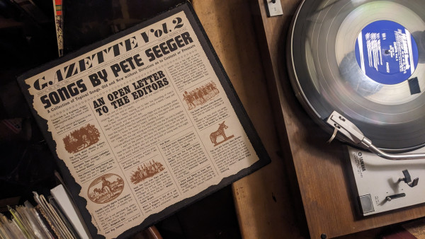 Pete Seeger Gazette vol 2 LP