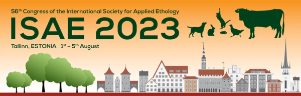 Banner for the ISAE meeting in Tallin, Estonia, 1-5 august 2023