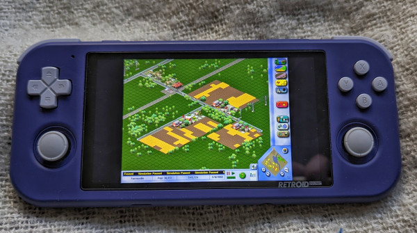 SimCity 3000 on a Retroid Pocket 3+