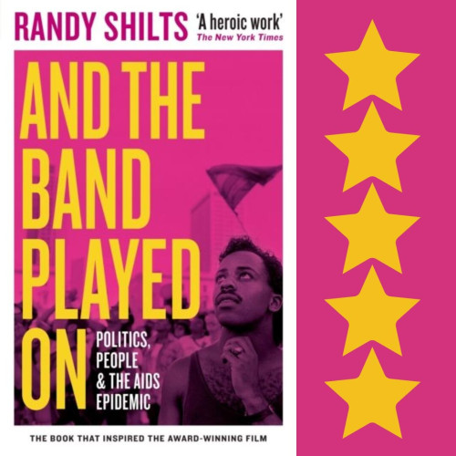 Cover art for And the Band Played On, by Randy Shilts. Five stars.