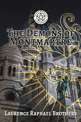 demons of montmartre bookcover featuring the sacre-coeur.