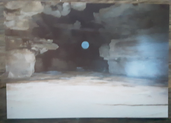 Full moon from inside the mouth of Bear Cave