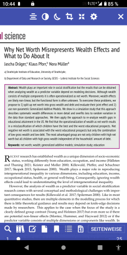 Wealth plays an important role in social stratification but the results that can be obtained when analyzing wealth as a predictor variable depend on modeling decisions. Although wealth consists of multiple components it is often operationalized as net worth. Moreover, wealth effects are likely non-linear, but the functional form is often unknown. To overcome these problems, we propose to 1) split up net worth into gross wealth and debt and evaluate their joint effect and 2) use non-parametric Generalized Additive Models. We show in a simulation study that this approach describes systematic wealth differences in more detail and overfits less to random variation in the data than standard approaches. We then apply the approach to re-analyze wealth gaps in educational attainment in the US. We find that the operationalization of wealth as net worth results in a misclassification of which children have the best and the worst educational prospects. Not negative net worth is associated with the worst educational prospects but only the combination of low gross wealth and low debt. The most advantaged group are not only children with high net worth but all children with high gross wealth independent of the households’ amount of debt.