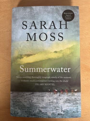 Signed hardback copy of Summerwater by Sarah Miss