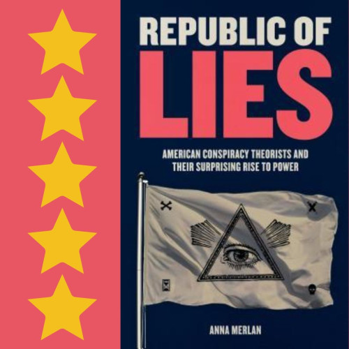 Cover art for Republic of Lies, by Anna Merlan. Five stars.