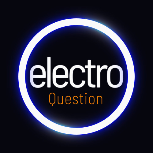 The NMR Online - ELECTRO logo: a glowing, neon blue ring. Inside the ring is the word, electro, displayed in lowercase, off-white text. Below, electro, is the word, question, displayed in smaller, orange text