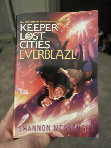 Book cover for Keeper Of The Lost Cities #3: Everblaze fantasy series by Shannon Messenger