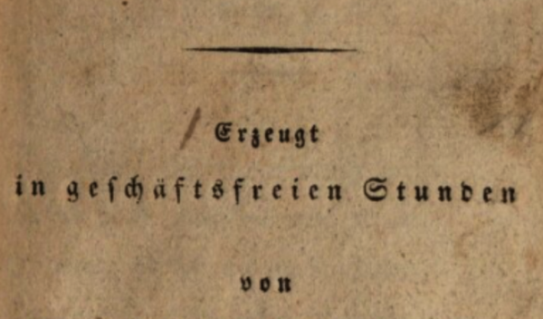 Wilhelm Marx: Gedichte in Nürnberger Mundart. Erzeugt in geschäftsfreien Stunden 1821. 