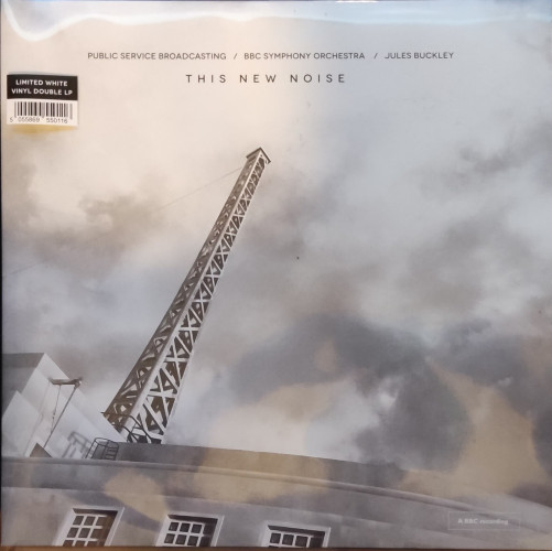 Public Service Broadcasting - BBC Symphony Orchestra - Jules Buckley

This New Noise vinyl cover of a radio tower on top of Broadcasting House in black and white. Limited Edition White Vinyl Double LP