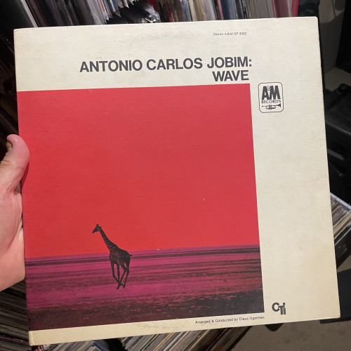 Stereo A & M-SP 3002 ANTONIO CARLOS JOBIM: WAVE 1 Y RECORDS Ст Arranged & Conducted by Claus Ogerman