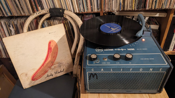 Velvet Underground debut LP, banana peeled