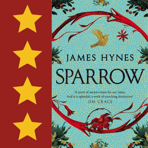 Cover art for James Hynes's novel, Sparrow. Four stars.