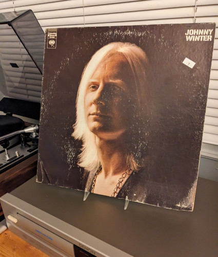 Album cover of Johnny Winter's self-titled album from 1969