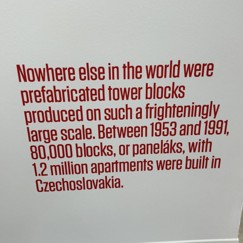 Nowhere else in the world were prefabricated tower blocks produced on such a frighteningly large scale. Between 1953 and 1991, 80,000 blocks, or paneláks, with 1.2 million apartments were built in Czechoslovakia.