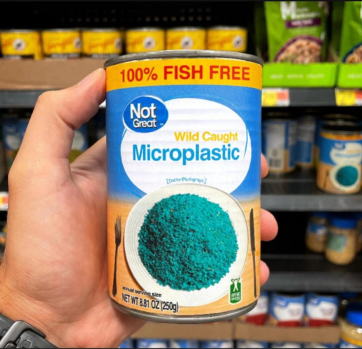 Can says Fresh caught microplastics