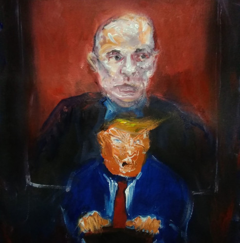 Putin and his puppet Donald Trump