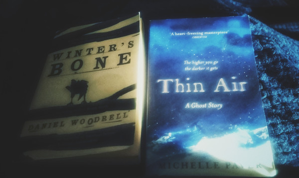 Book covers
Winter's Bone by Daniel Woodrell
Thin Air by Michelle Paver