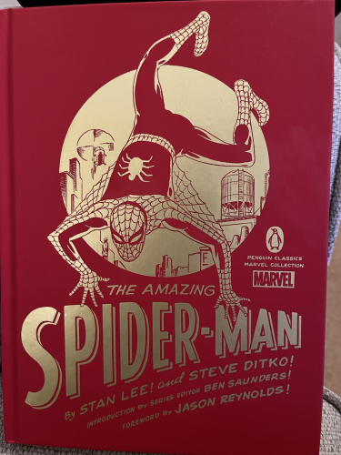 Front cover of The Amazing Spider-Man Penguin Classics edition.
