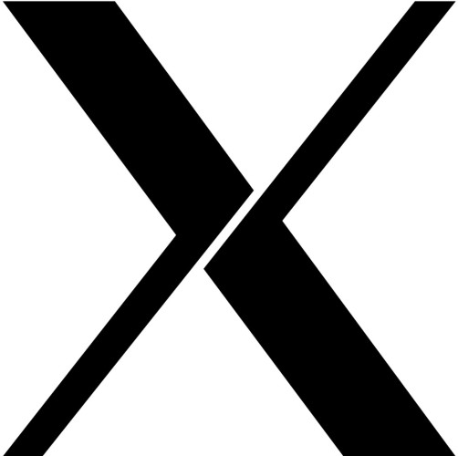 Big black X on white background. The X-Windows logo. 