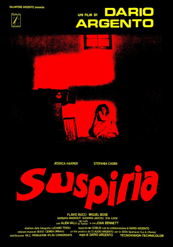 Movie poster of Dario Argento's Suspiria