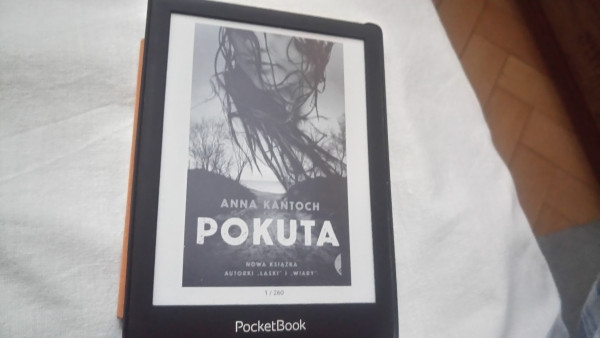 Okładka e-booka "Pokuta" Anny Kańtoch. E-book ma 260 stron.