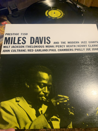 Miles on the turntable 