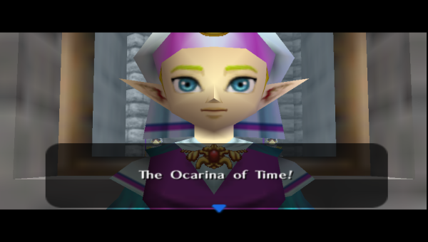 Zelda from Ocarina of Time
" The Ocarina of Time! "