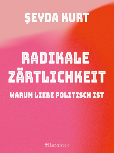 Das Cover des Hörbuchs zum Buch. Es steht Autorin und Titel in weiß auf einem verschwommen weiß-rosa-orangen Hintergrund