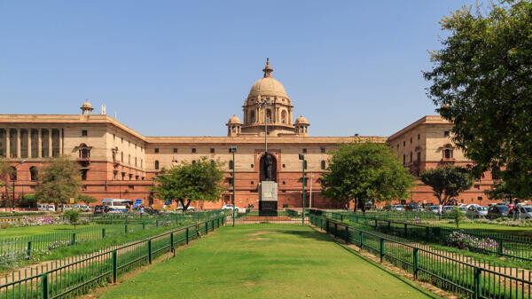 Regierungsgebäude in Neu-Delhi