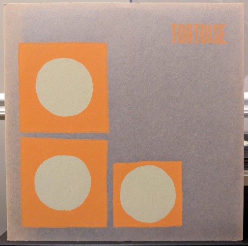 LP cover: Tortoise (self-titled) with painting of geometric shapes