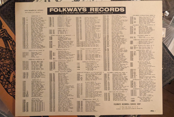 Folkways Records catalog
