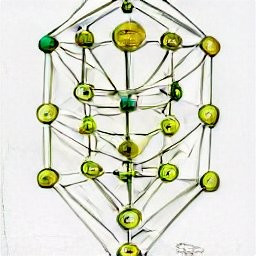 An image resembling the Kabbalah
 Tree of Life, but with additional sephira attached all around it, a bit like an extension or an extra layer.